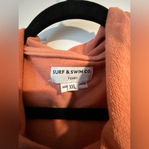 Womens’s Hoodie Pullover Sweatshirt in Dusty Coral - Picture 4 of 5